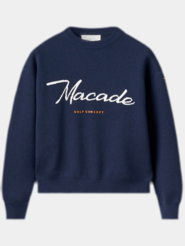 Macade Golf Signature Knit Sweater Pullover Strick navy