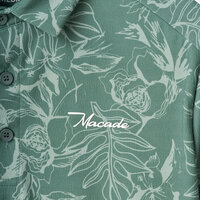 Macade Golf Juniper Floral Tour Shirt Halbarm Polo grün
