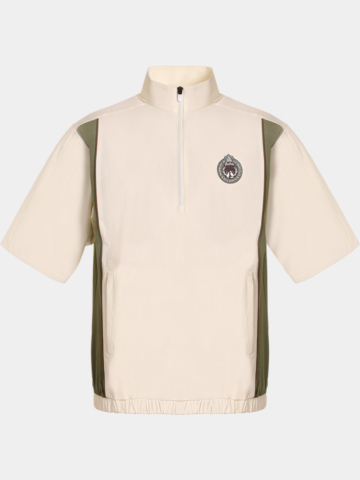 Malbon LINKS OAKWOOD Halbarm Windshirt beige