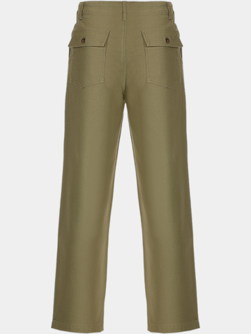 Malbon BRAXTON PANT lang Hose oliv