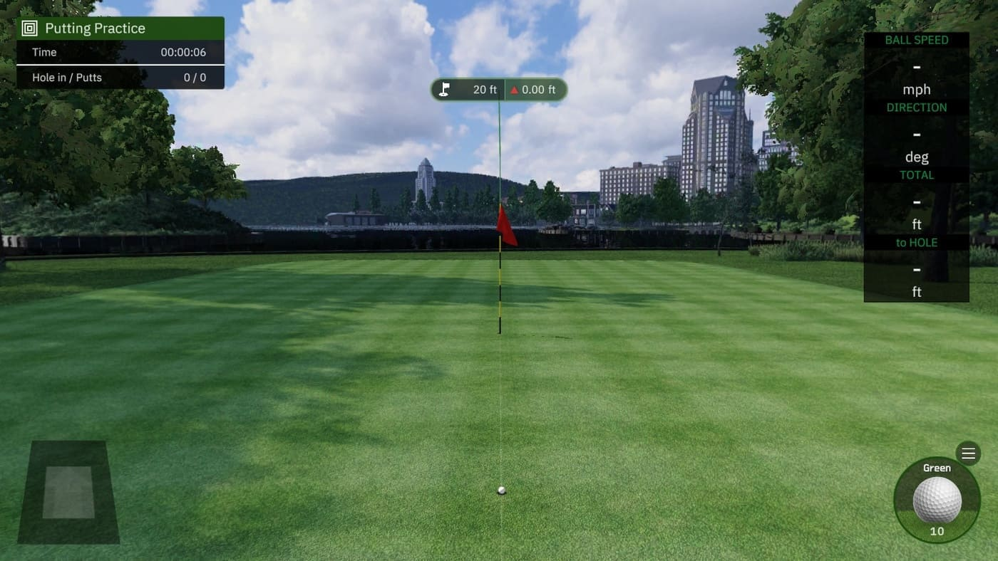 SquareGolf Putting Practice